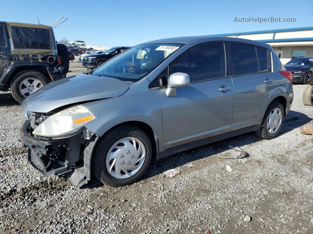 2009 Nissan Versa S Silver vin: 3N1BC13E99L469880