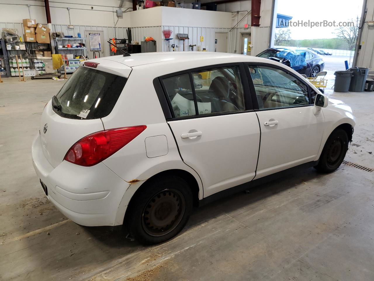 2009 Nissan Versa S White vin: 3N1BC13EX9L356391