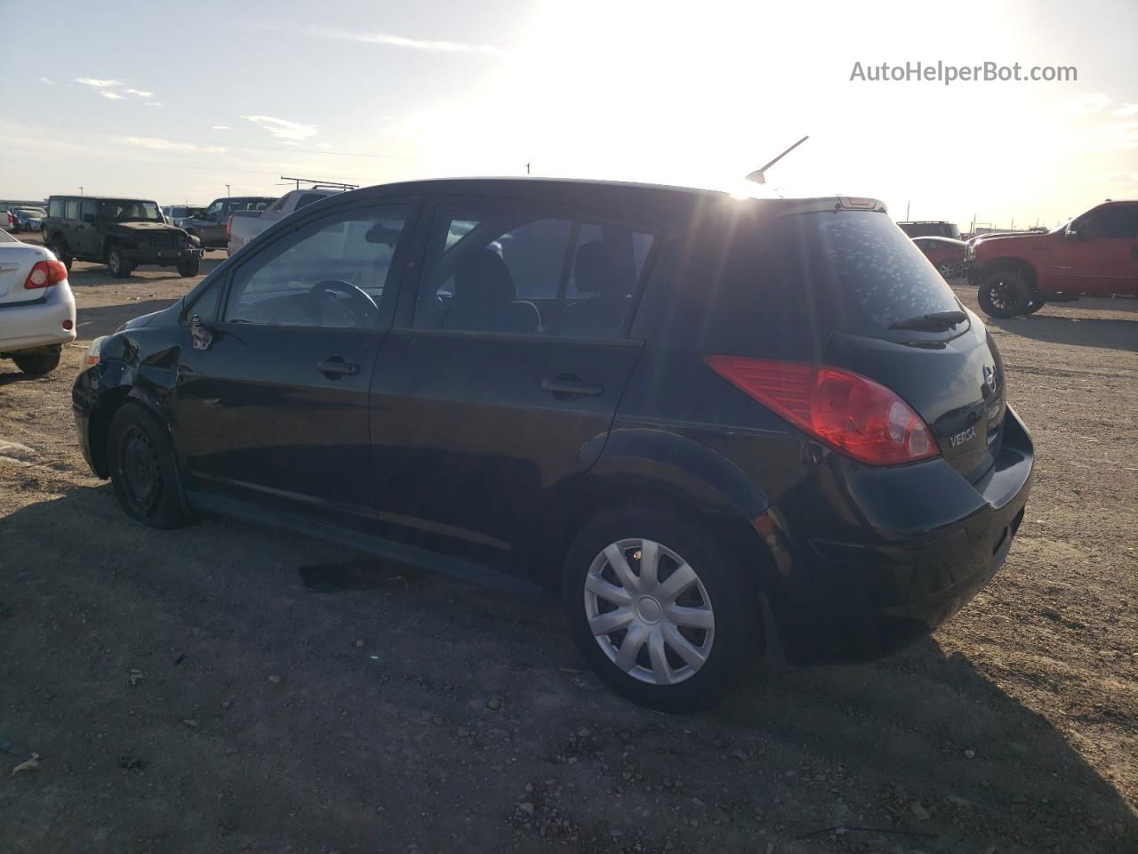 2009 Nissan Versa S Black vin: 3N1BC13EX9L482587