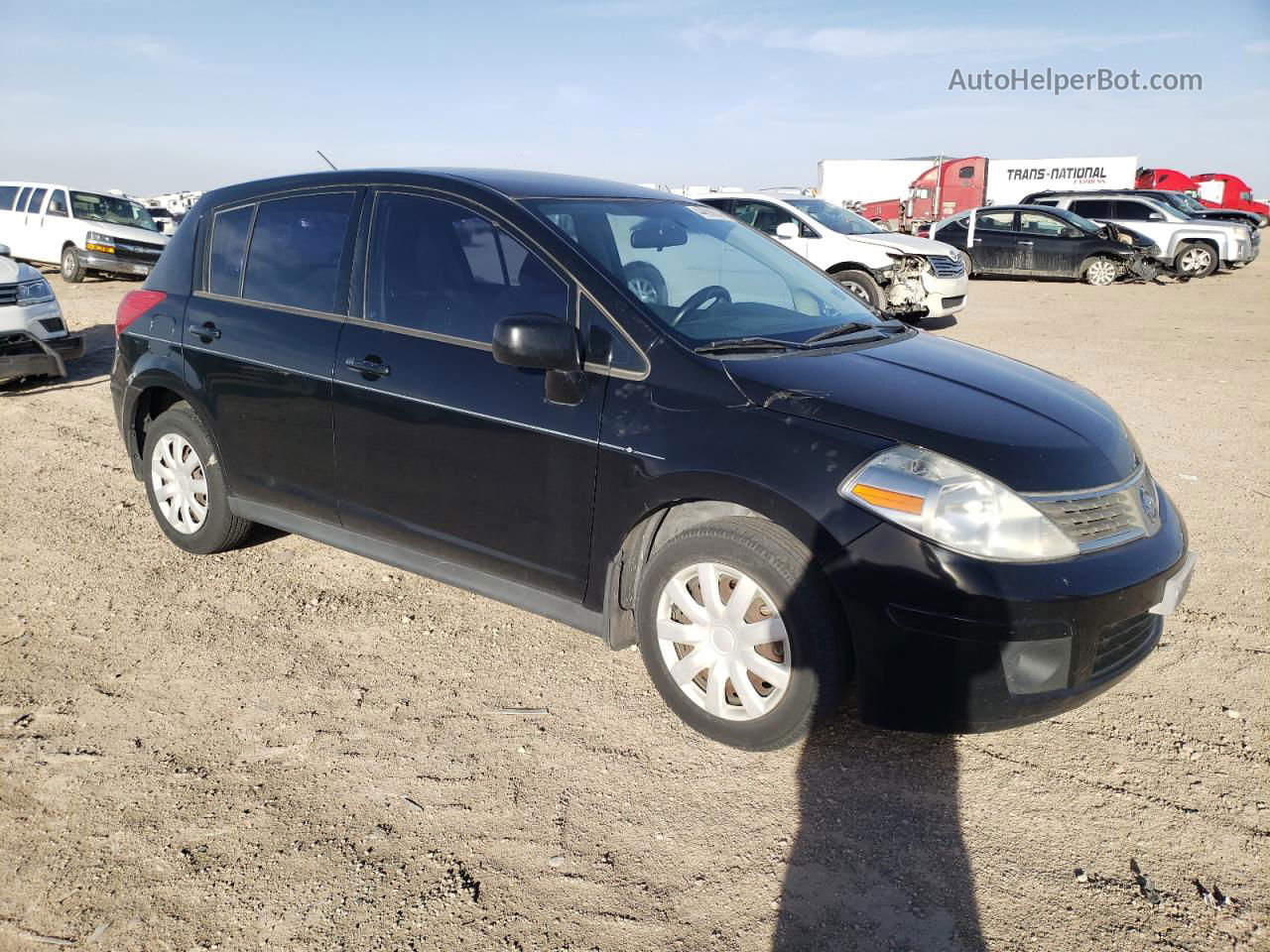 2009 Nissan Versa S Black vin: 3N1BC13EX9L482587