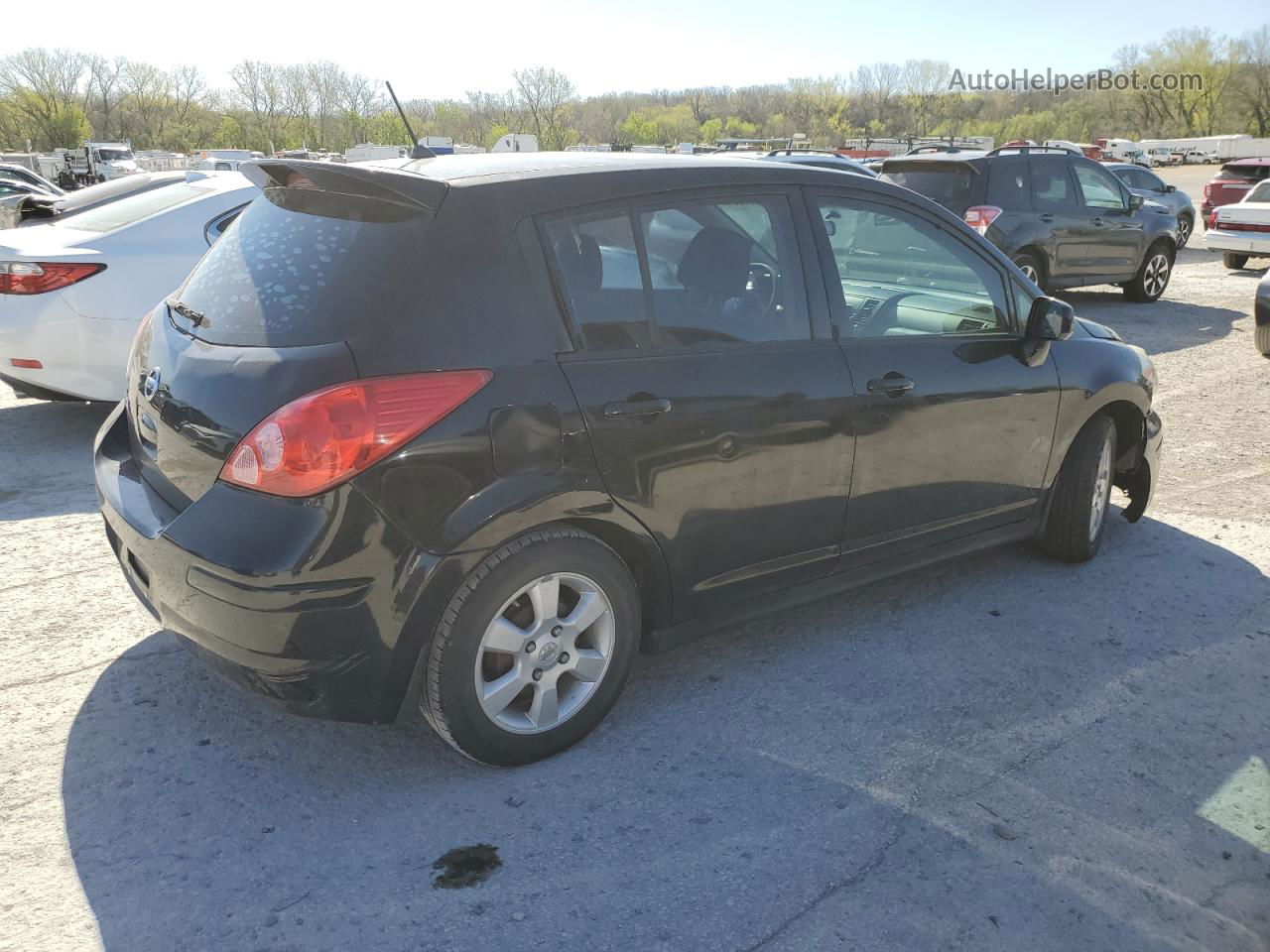 2009 Nissan Versa S Black vin: 3N1BC13EX9L482993