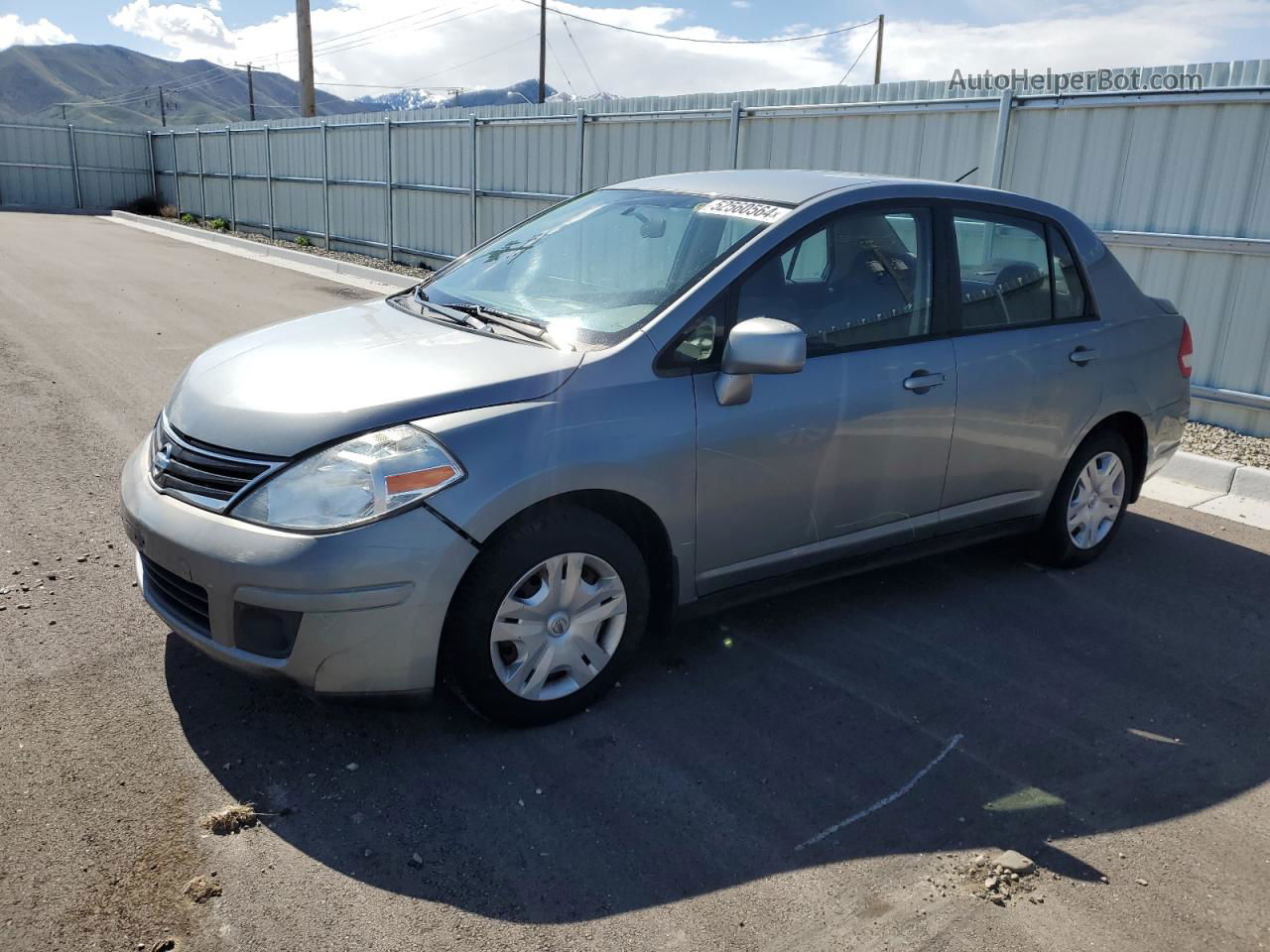 2010 Nissan Versa S Gray vin: 3N1BC1AP5AL365332