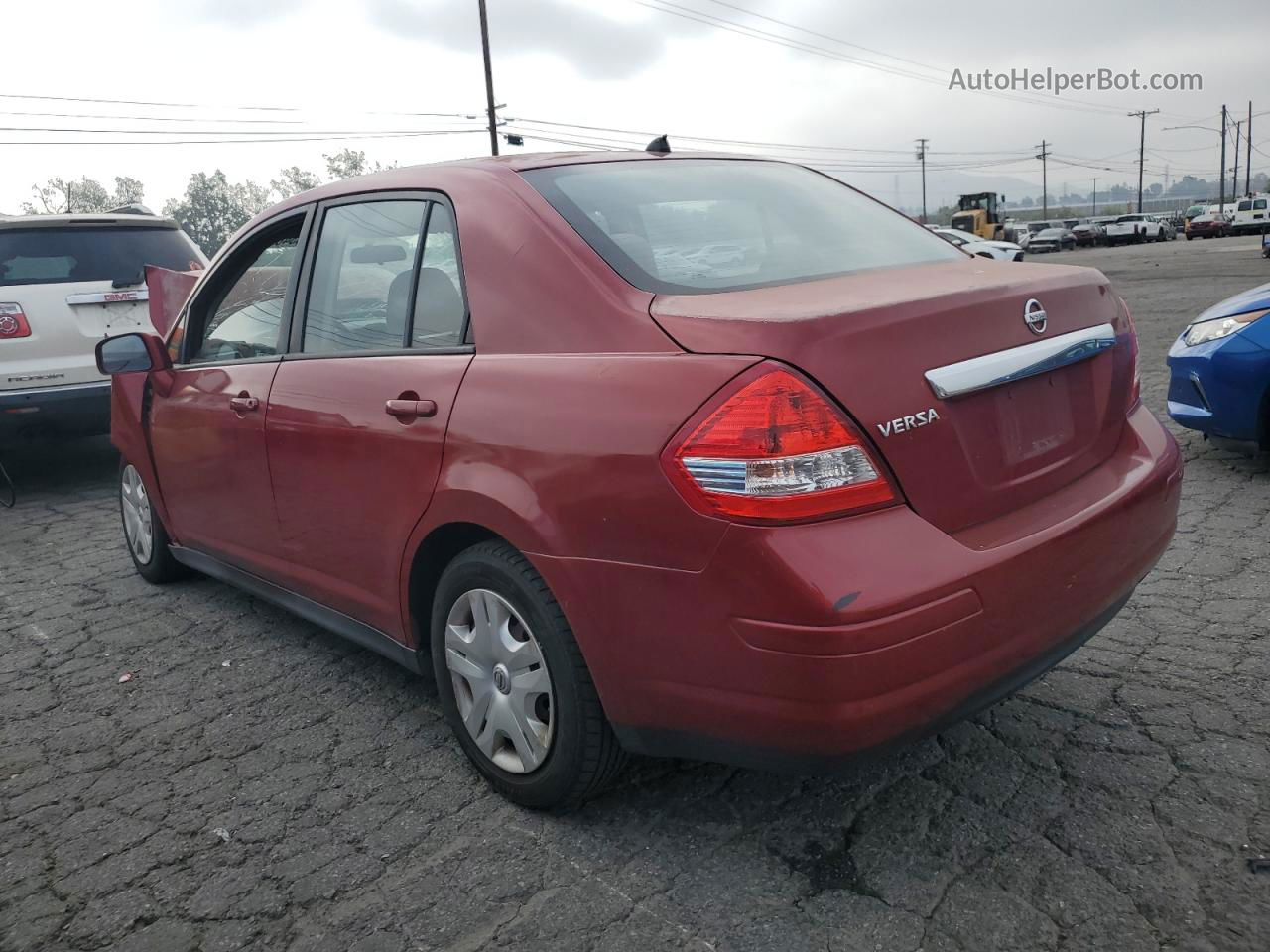 2010 Nissan Versa S Красный vin: 3N1BC1AP5AL431023