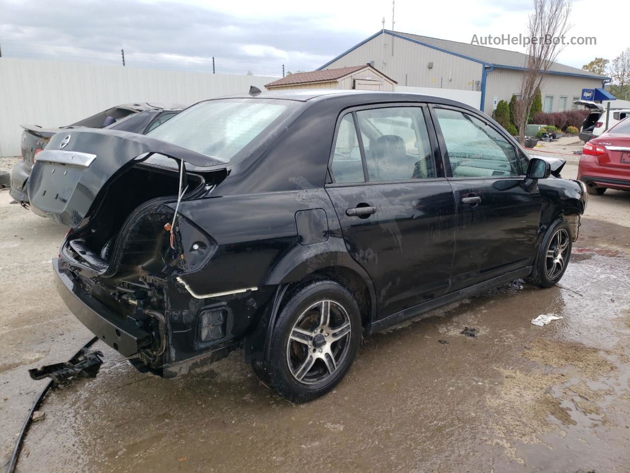 2010 Nissan Versa S Black vin: 3N1BC1AP6AL412447