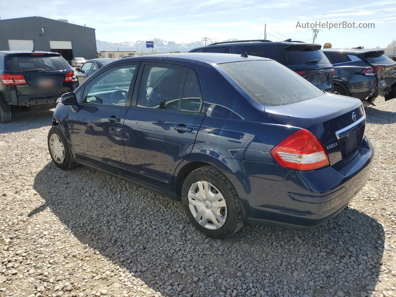 2010 Nissan Versa S Синий vin: 3N1BC1AP8AL377118