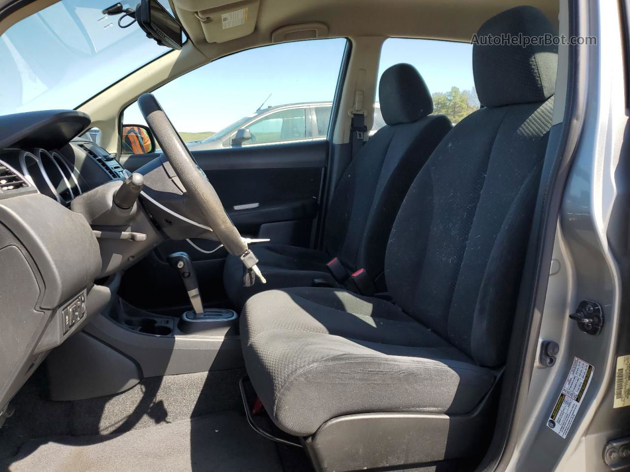 2010 Nissan Versa S Silver vin: 3N1BC1CP1AL435938