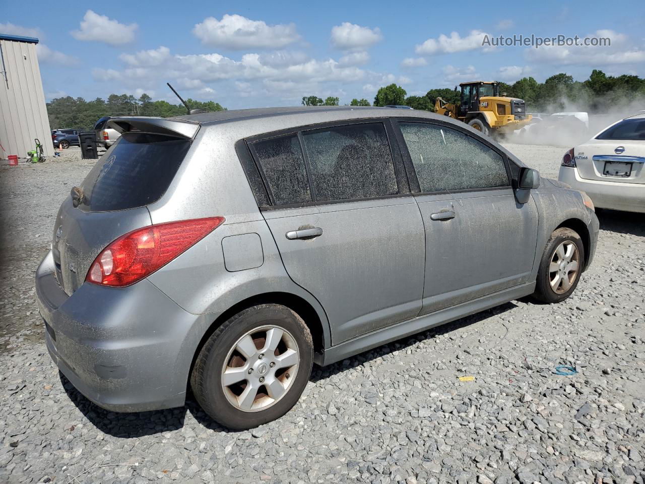 2010 Nissan Versa S Серый vin: 3N1BC1CP1AL440816