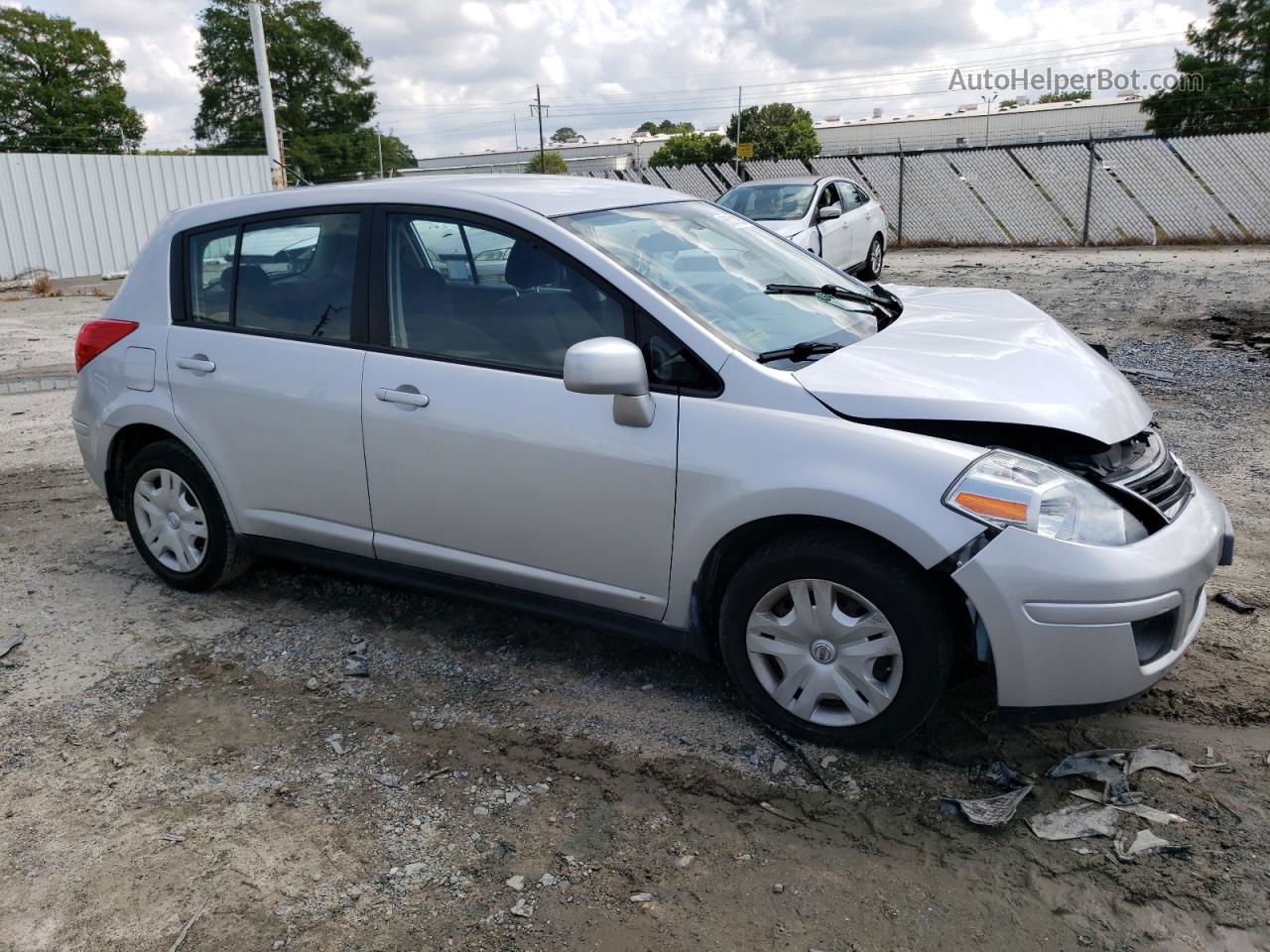 2010 Nissan Versa S Silver vin: 3N1BC1CP1AL450181