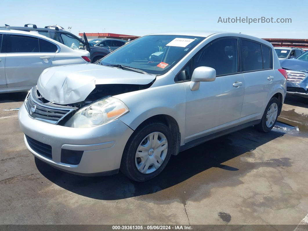 2010 Nissan Versa 1.8s Silver vin: 3N1BC1CP2AL376012