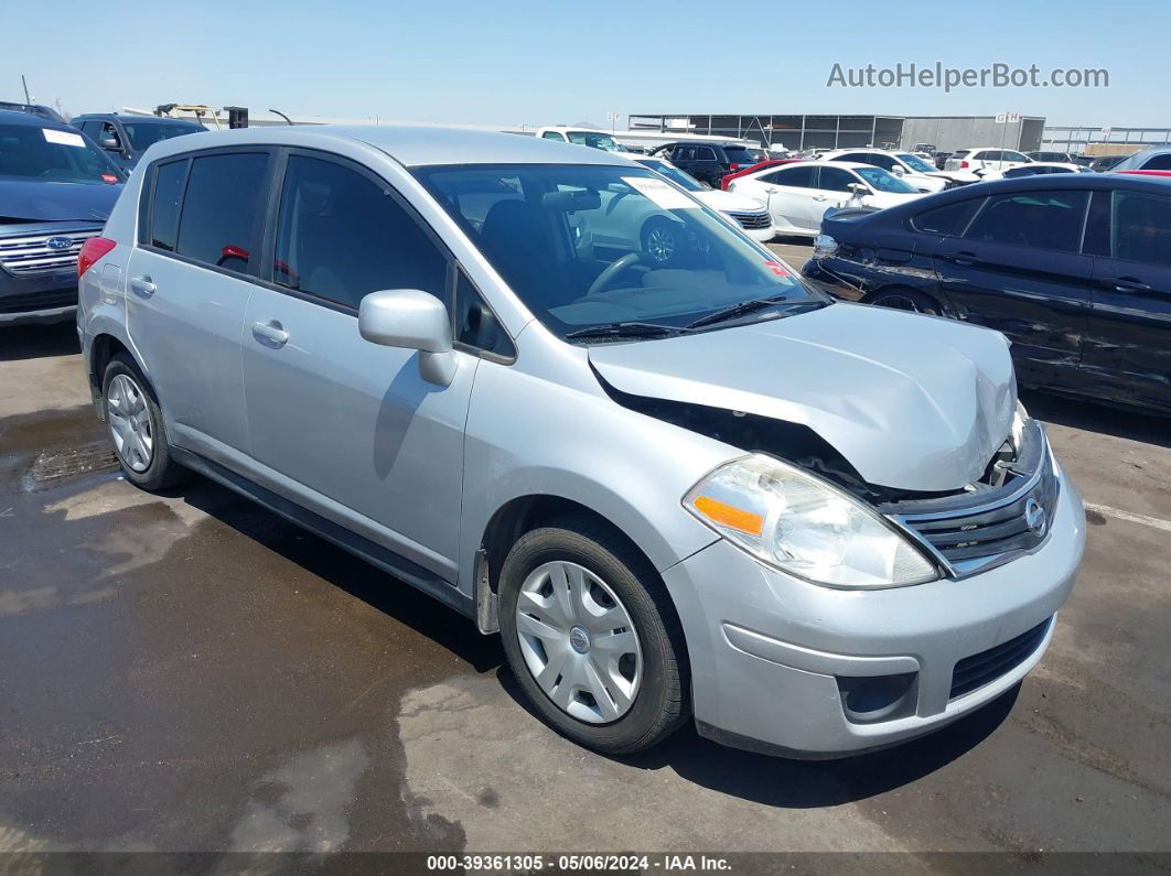 2010 Nissan Versa 1.8s Silver vin: 3N1BC1CP2AL376012