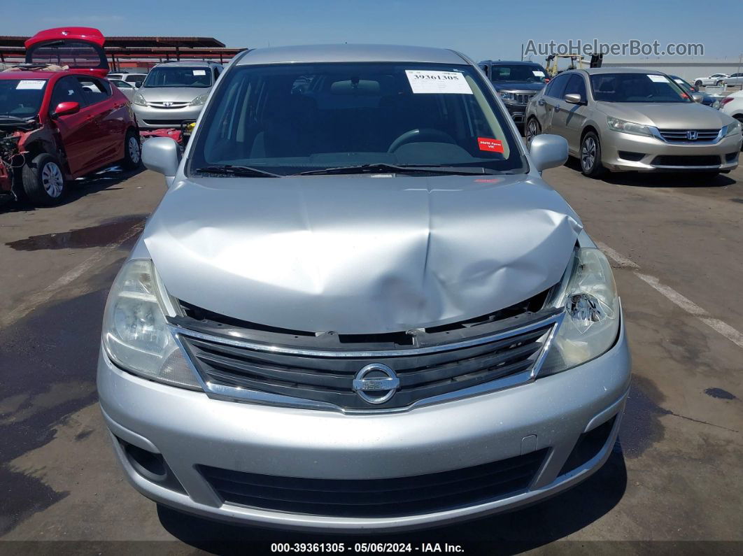 2010 Nissan Versa 1.8s Silver vin: 3N1BC1CP2AL376012