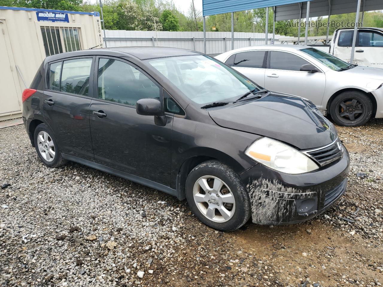 2010 Nissan Versa S Black vin: 3N1BC1CP2AL379816