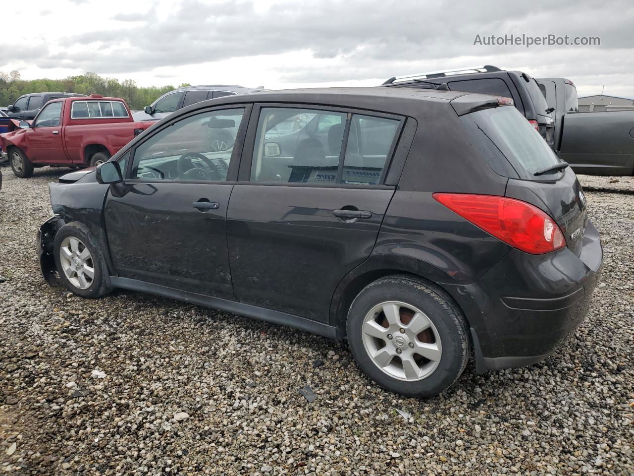 2010 Nissan Versa S Black vin: 3N1BC1CP2AL379816