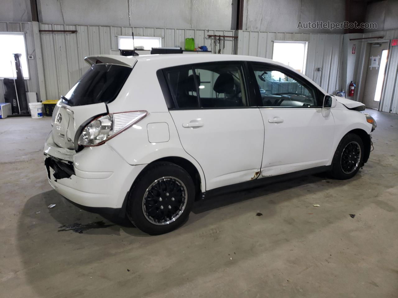 2010 Nissan Versa S White vin: 3N1BC1CP2AL399807