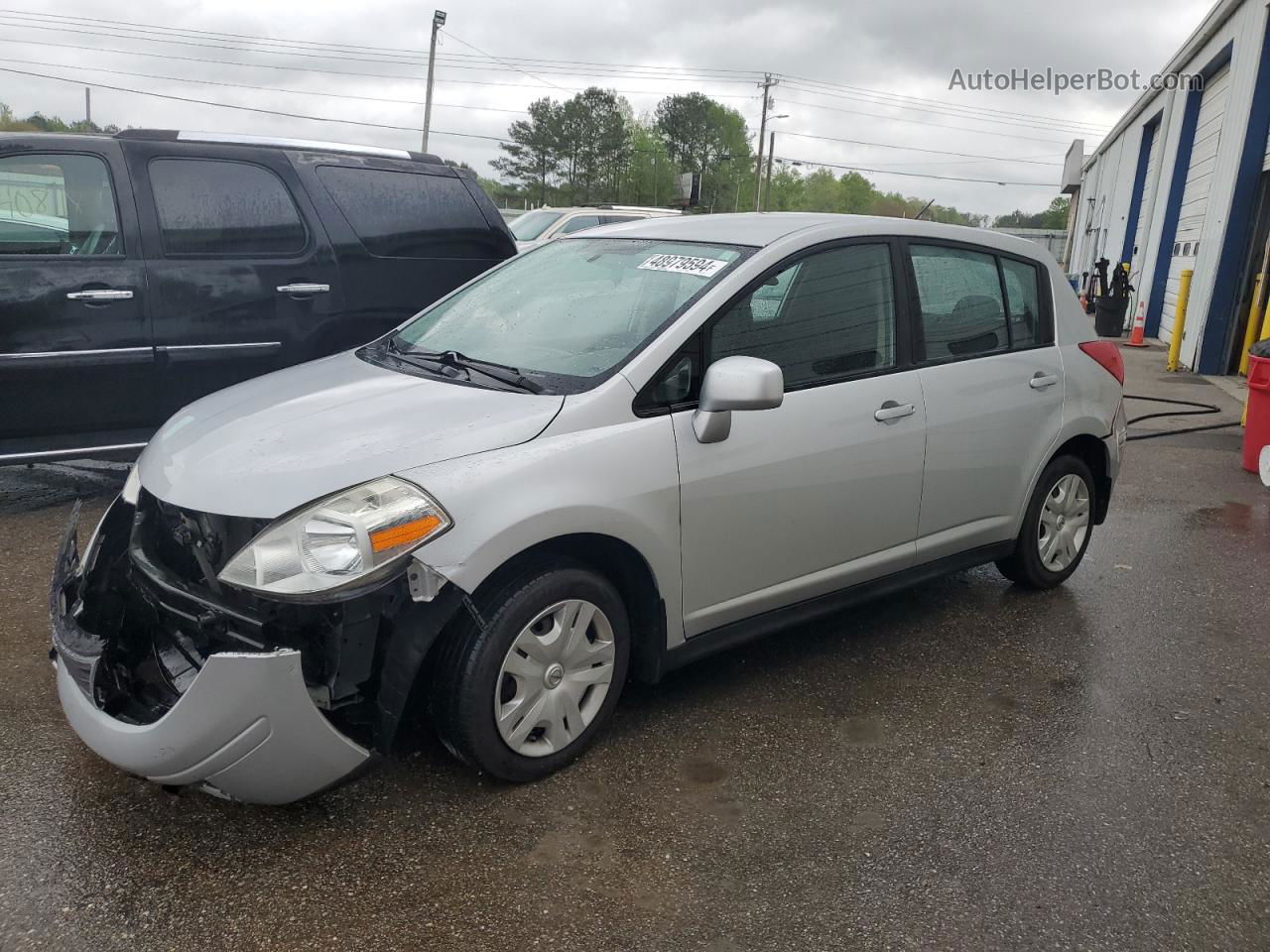 2010 Nissan Versa S Silver vin: 3N1BC1CP2AL421997