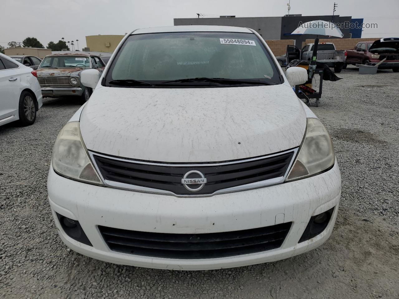 2010 Nissan Versa S Белый vin: 3N1BC1CP2AL441196