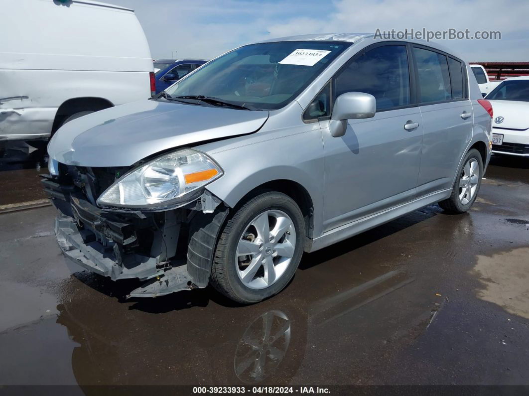 2010 Nissan Versa 1.8sl Silver vin: 3N1BC1CP3AL374236