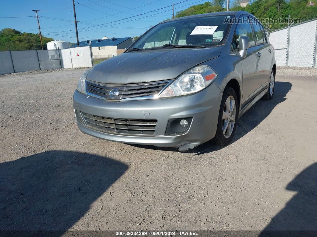 2010 Nissan Versa 1.8sl Silver vin: 3N1BC1CP3AL388413