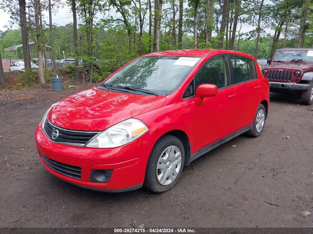 2010 Nissan Versa 1.8s Red vin: 3N1BC1CP4AL354044