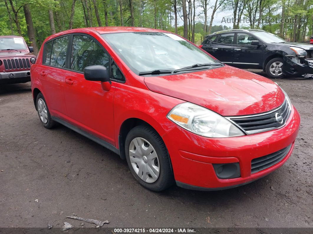 2010 Nissan Versa 1.8s Red vin: 3N1BC1CP4AL354044