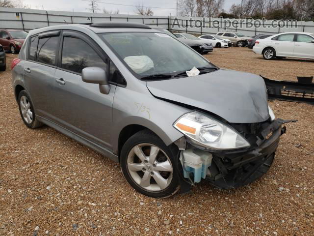 2010 Nissan Versa S Silver vin: 3N1BC1CP8AL389315