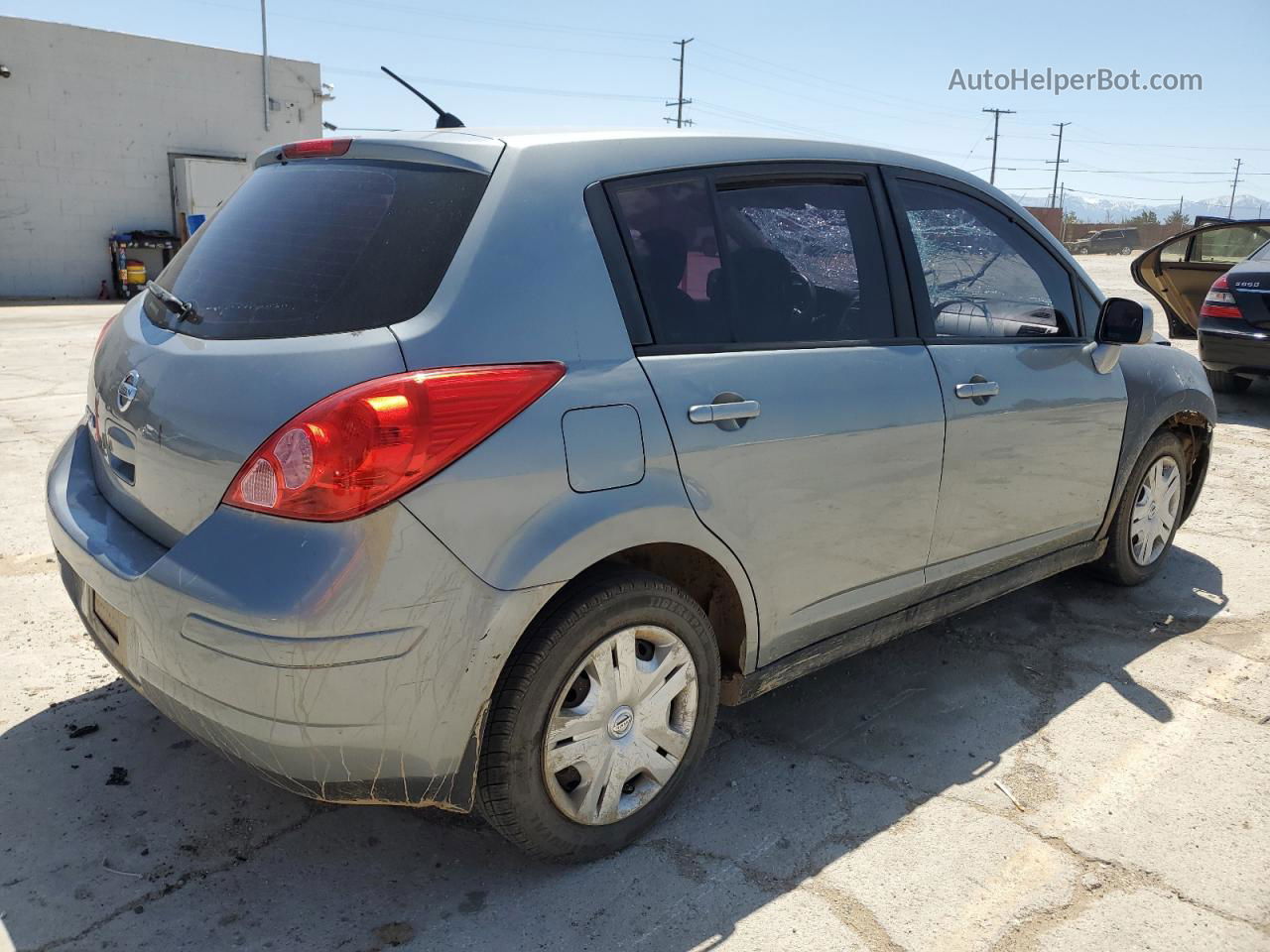 2010 Nissan Versa S Gray vin: 3N1BC1CP8AL425827