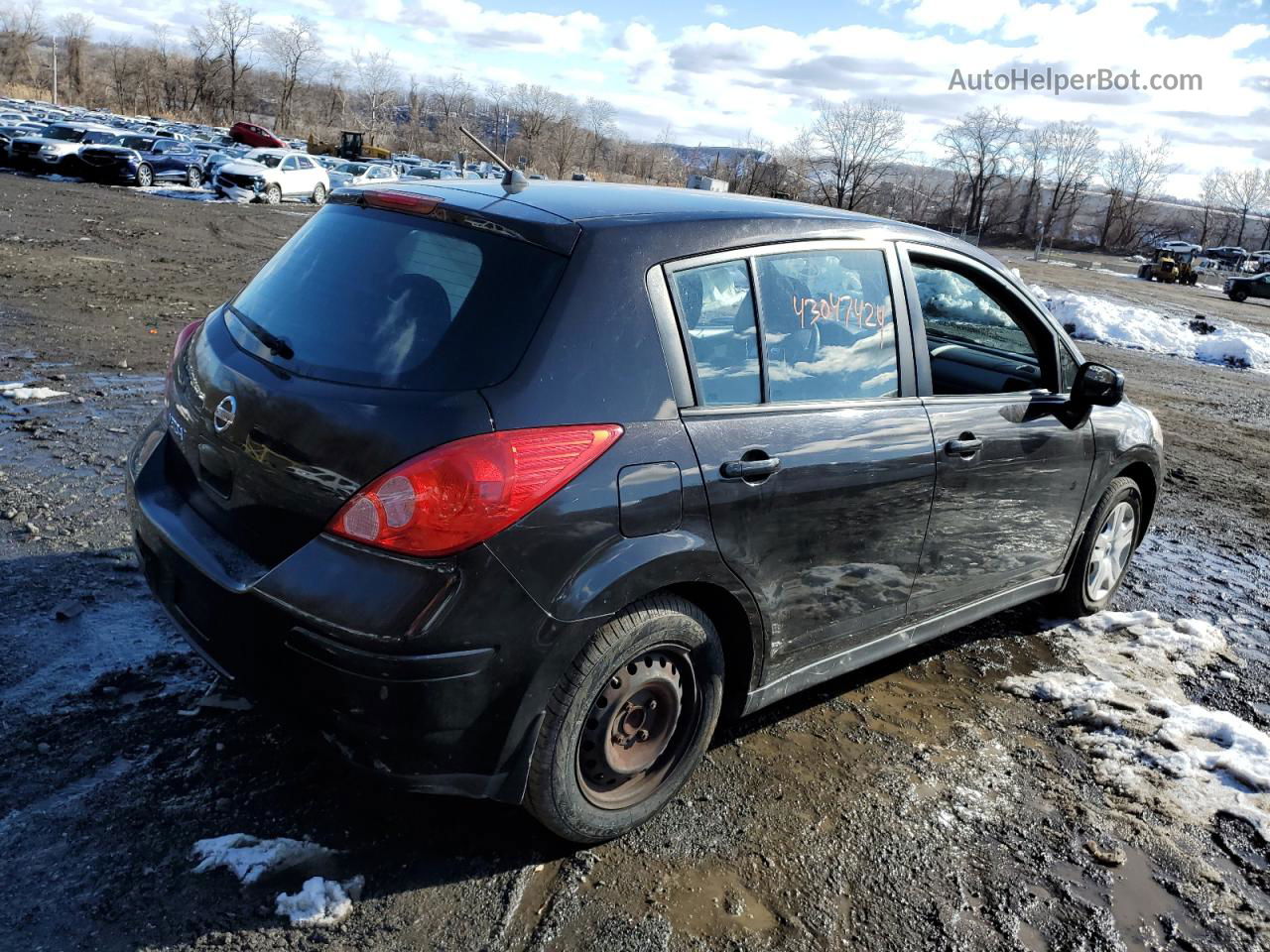 2010 Nissan Versa S Черный vin: 3N1BC1CP9AL447626