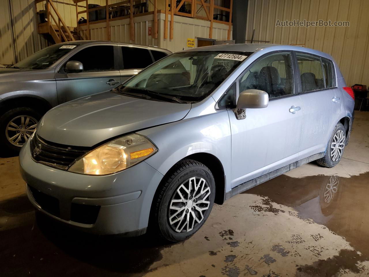 2010 Nissan Versa S Blue vin: 3N1BC1CPXAL402839