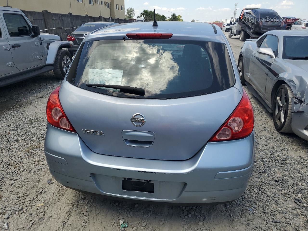 2010 Nissan Versa S Синий vin: 3N1BC1CPXAL417311