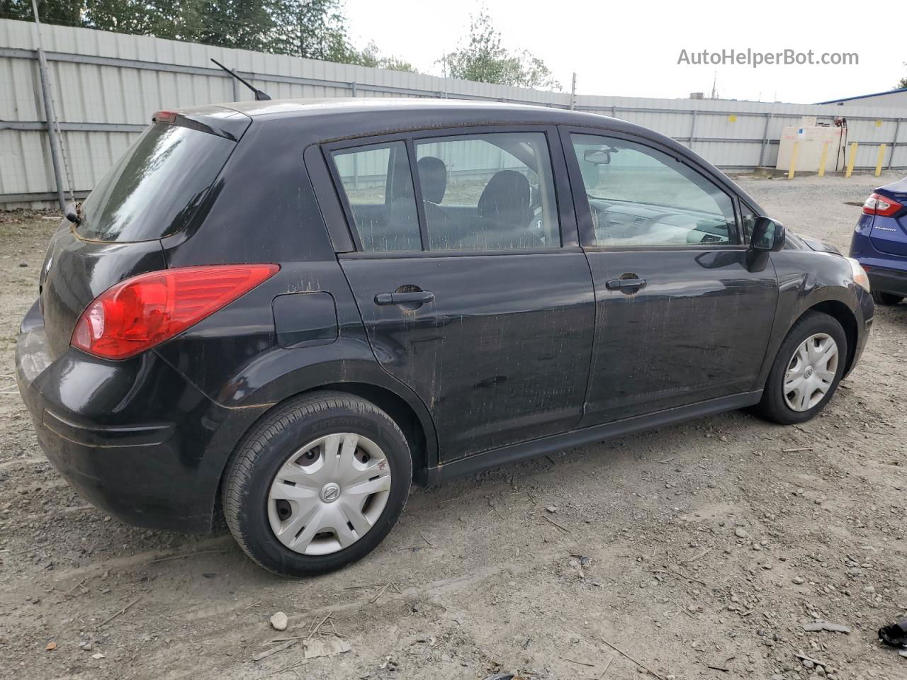 2010 Nissan Versa S Black vin: 3N1BC1CPXAL457937