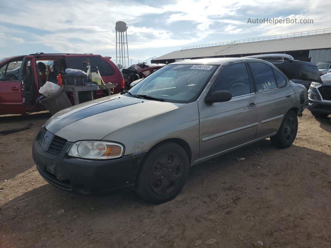 2005 Nissan Sentra 1.8s Бежевый vin: 3N1CB51A25L499876