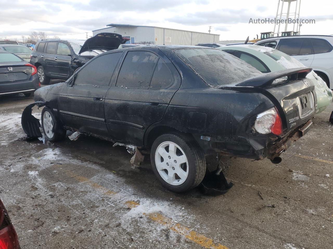 2005 Nissan Sentra 1.8s Black vin: 3N1CB51A95L452201