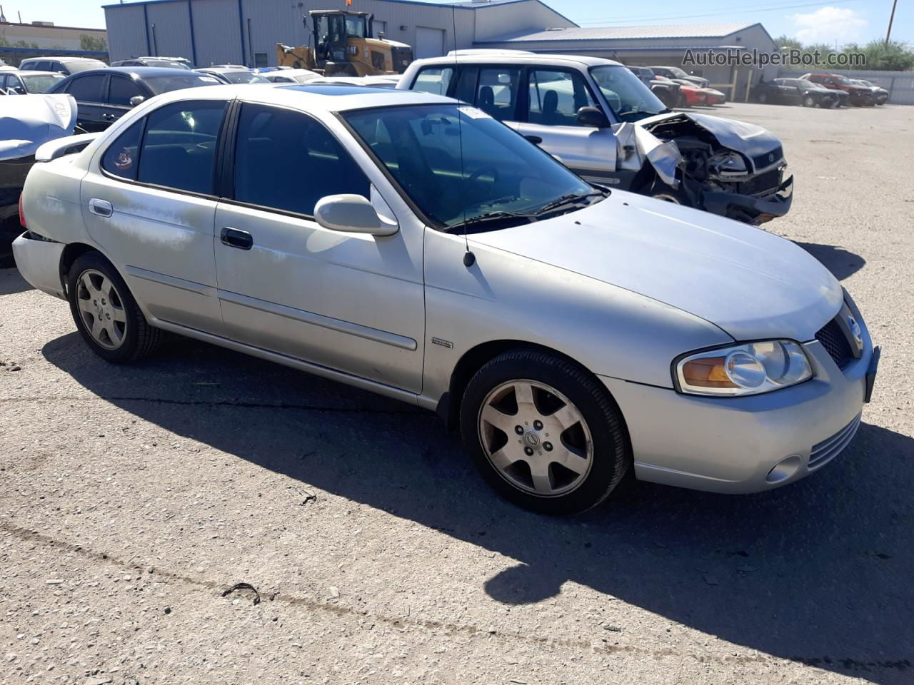 2005 Nissan Sentra 1.8s Silver vin: 3N1CB51A95L510100