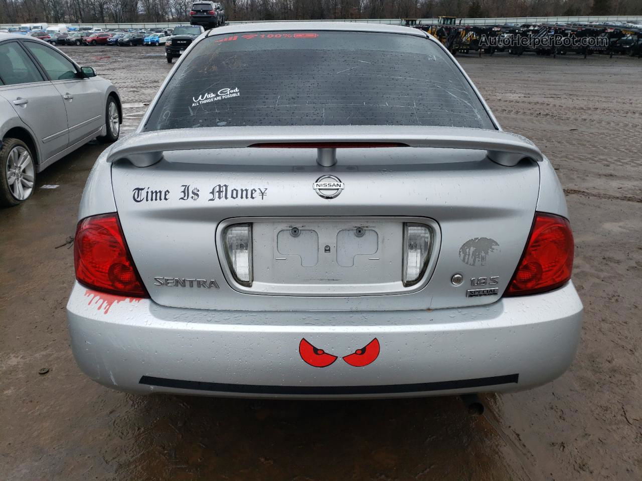 2005 Nissan Sentra 1.8 Серебряный vin: 3N1CB51D05L459824