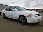 2005 Nissan Sentra 1.8 White vin: 3N1CB51D05L484416