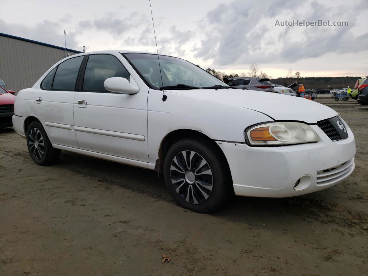 2005 Nissan Sentra 1.8 White vin: 3N1CB51D05L484416