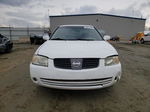 2005 Nissan Sentra 1.8 White vin: 3N1CB51D05L484416