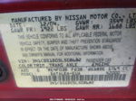 2005 Nissan Sentra 1.8 S Red vin: 3N1CB51D05L508682