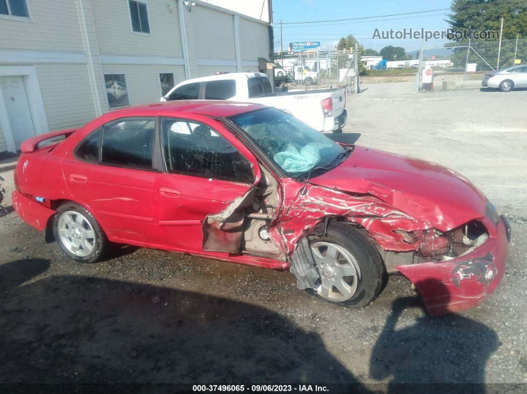 2005 Nissan Sentra 1.8 S Красный vin: 3N1CB51D05L508682