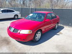 2005 Nissan Sentra 1.8s Red vin: 3N1CB51D05L523568