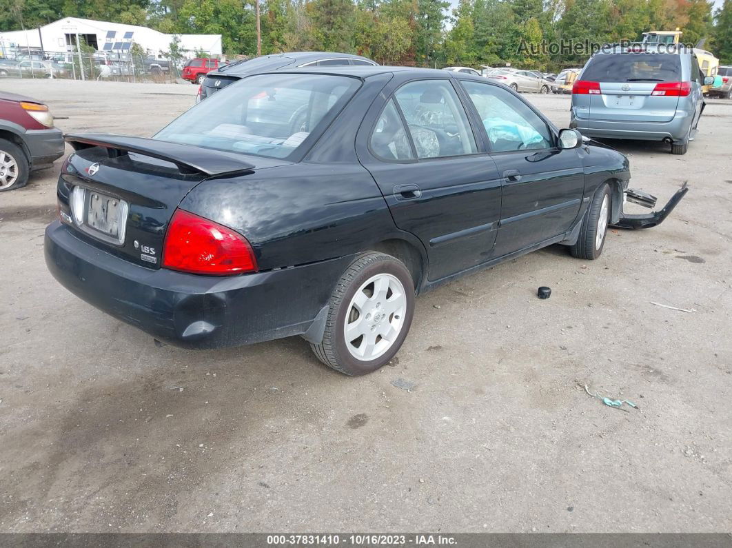 2005 Nissan Sentra 1.8 S Black vin: 3N1CB51D05L524168