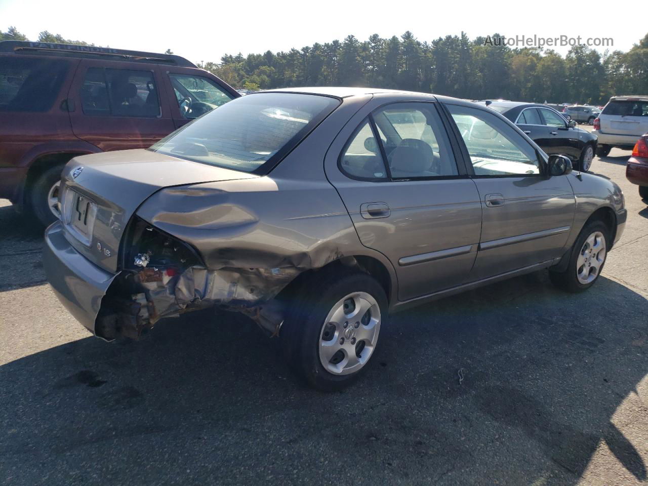 2005 Nissan Sentra 1.8 Серый vin: 3N1CB51D05L552603