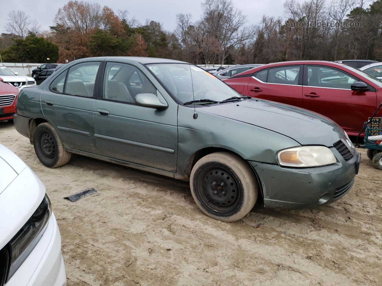 2005 Nissan Sentra 1.8 Green vin: 3N1CB51D15L467589