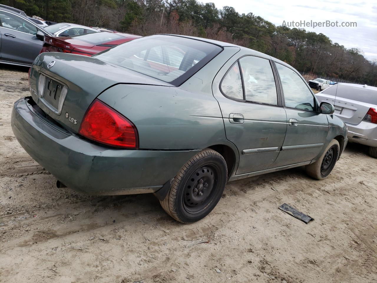 2005 Nissan Sentra 1.8 Green vin: 3N1CB51D15L467589