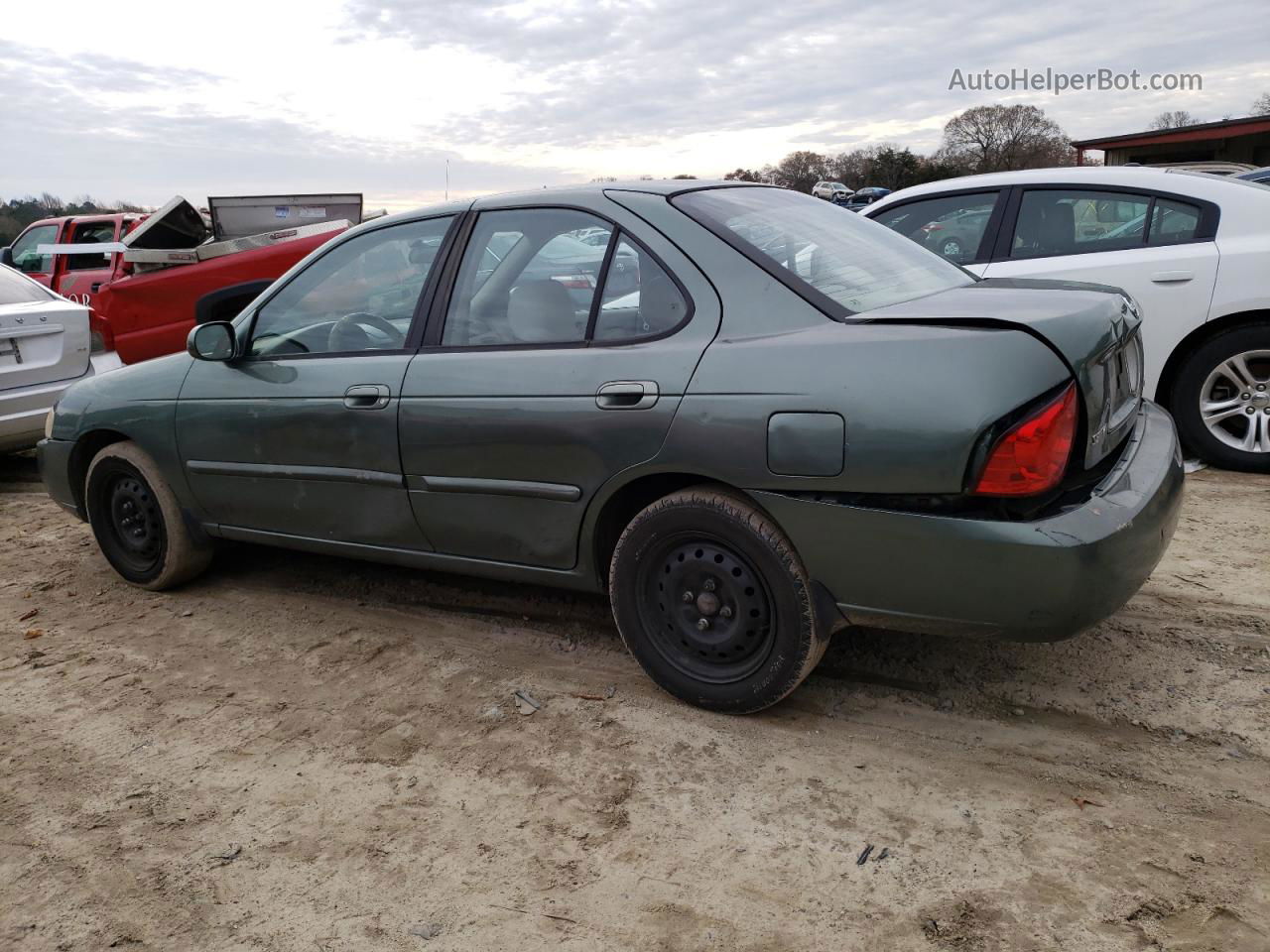 2005 Nissan Sentra 1.8 Green vin: 3N1CB51D15L467589