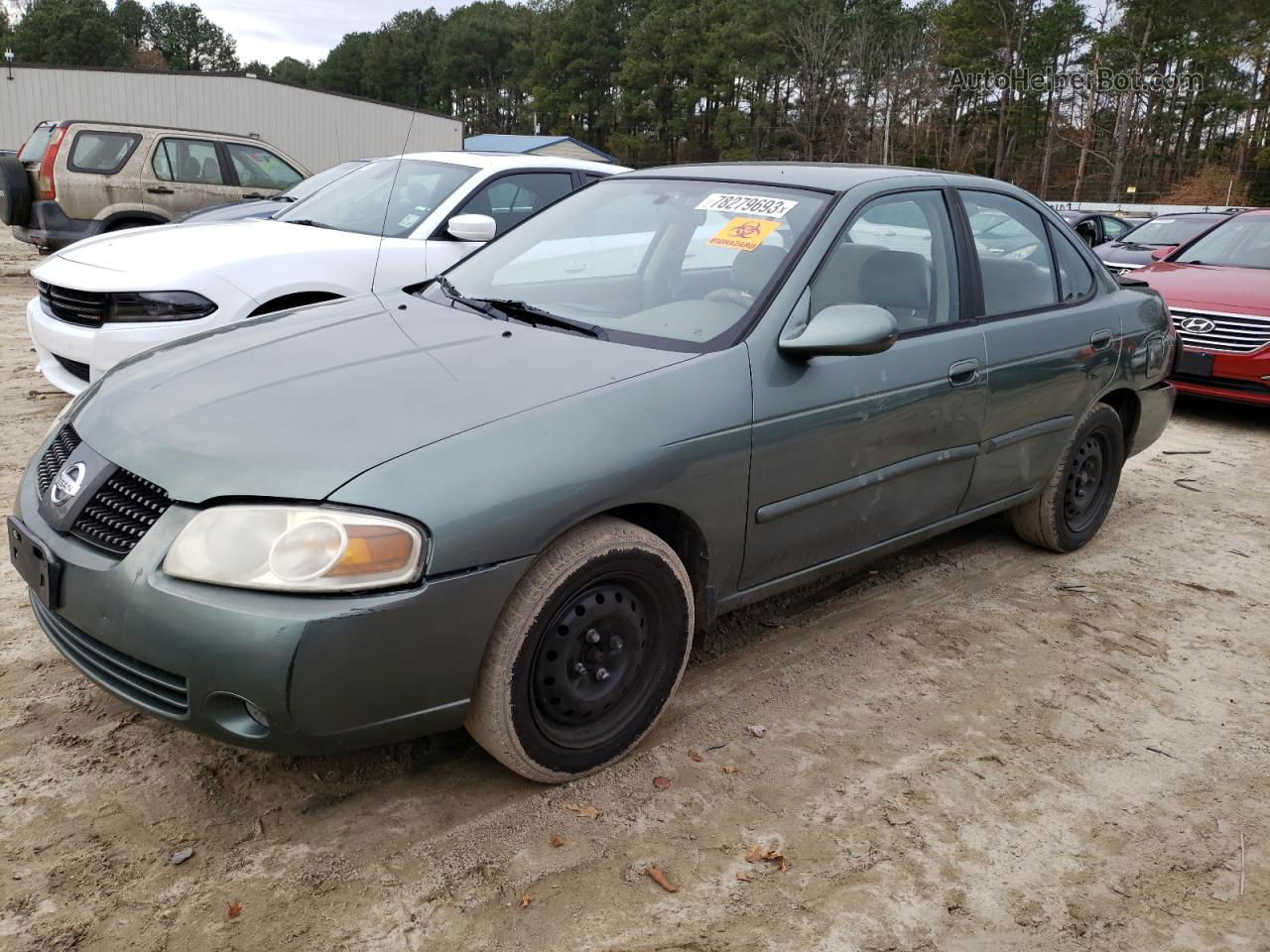 2005 Nissan Sentra 1.8 Green vin: 3N1CB51D15L467589