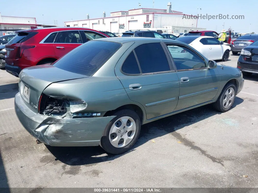 2005 Nissan Sentra 1.8s Green vin: 3N1CB51D15L480326