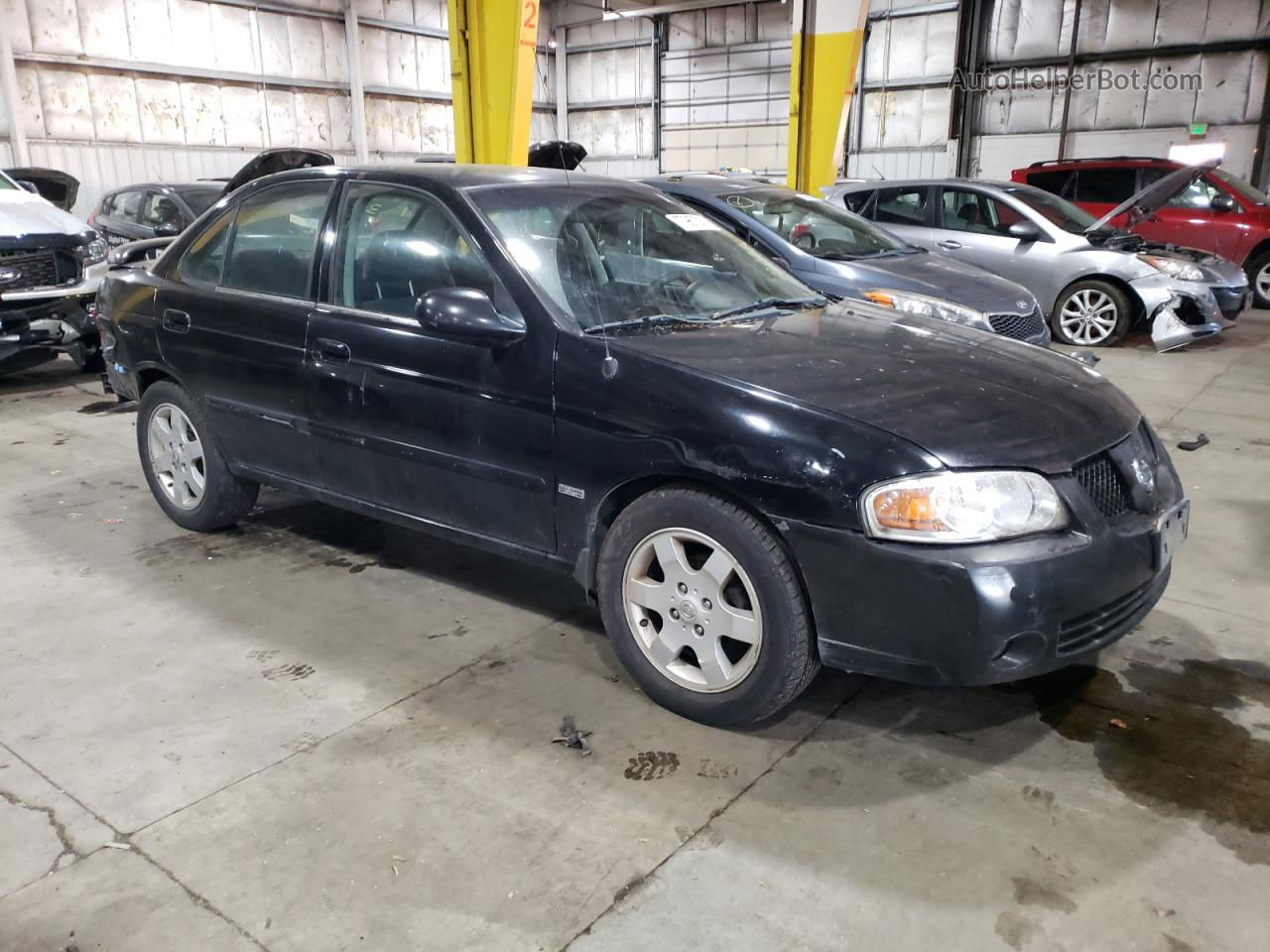 2005 Nissan Sentra 1.8 Black vin: 3N1CB51D15L503250