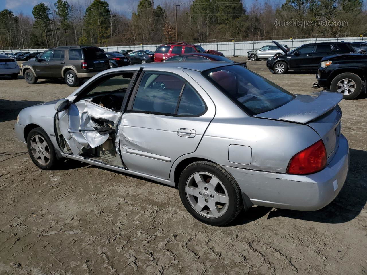 2005 Nissan Sentra 1.8 Silver vin: 3N1CB51D15L514491