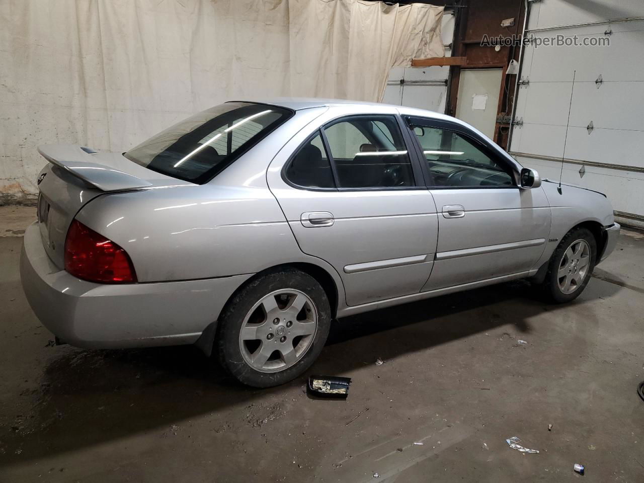 2005 Nissan Sentra 1.8 Silver vin: 3N1CB51D15L524261